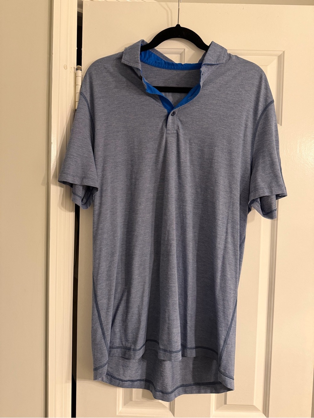 Lululemon Evolution Light Blue Men's Polo
